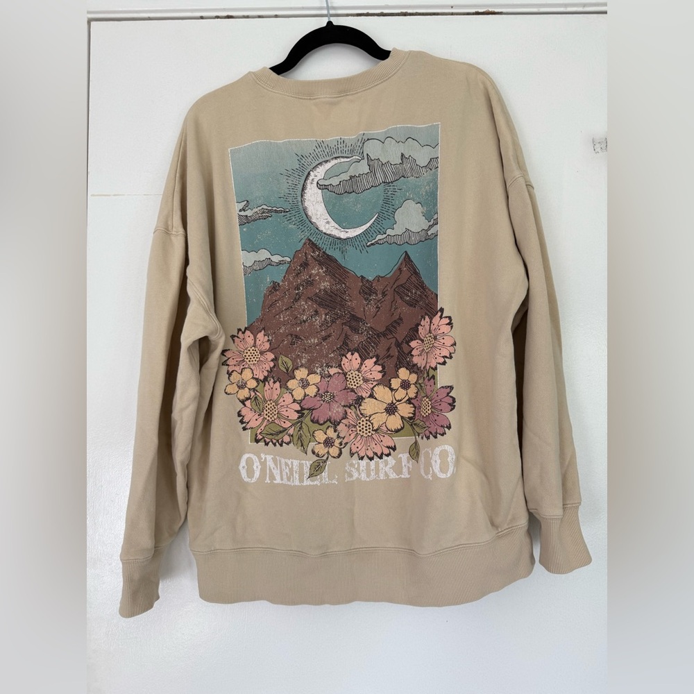 O'Neill Tan Crewneck Sweatshirt
